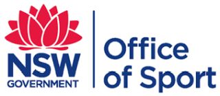 Acknowledgement of Office of Sport Grant